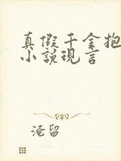 真假千金抱错的小说现言