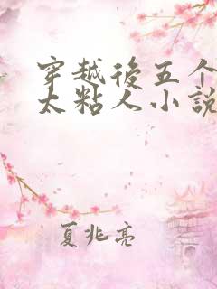 穿越后五个大佬太粘人小说