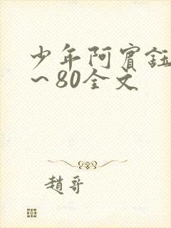 少年阿宾钰慧1～80全文