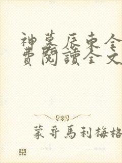 神墓辰东全文免费阅读全文
