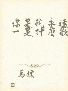 你是我永远的唯一是什么歌的歌词