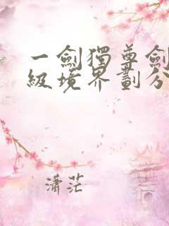 一剑独尊剑道等级境界划分