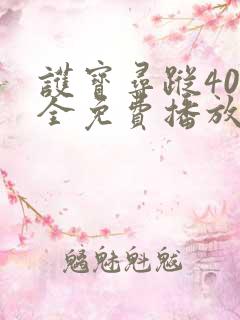 护宝寻踪40集全免费播放最新一期