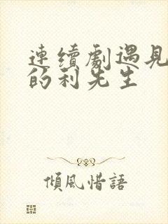 连续剧遇见爱情的利先生