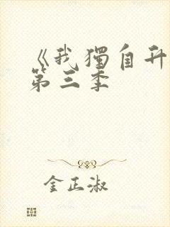 《我独自升级》第三季