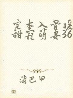 完本入骨暖婚:甜宠萌妻365式