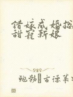 错嫁成婚总裁的甜宠新娘