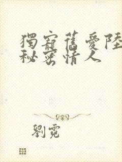 独宠旧爱陆少的秘密情人