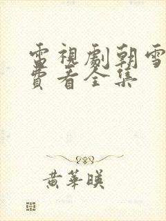 电视剧朝雪录免费看全集