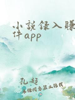 小说录入赚钱软件app