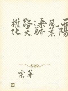 权路:乘风而起化天骄叶阳全文阅读