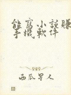 能写小说赚钱的手机软件