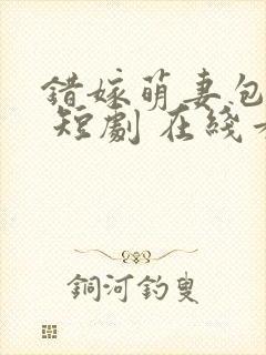 错嫁萌妻包甜的 短剧 在线看