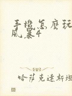 手机怎么玩究极风暴4