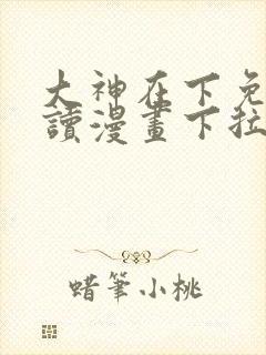 大神在下免费阅读漫画下拉式
