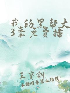 我的黑帮大佬第3季免费播