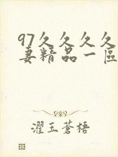 97久久久久人妻精品一区