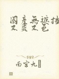 国产无遮挡又黄又爽又色