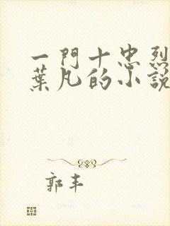 一门十忠烈主角叶凡的小说