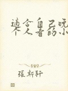 适合自己晚上一个人看的小说