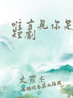 唯有见你是青山短剧