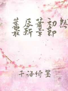 叶辰萧初然免费最新章节