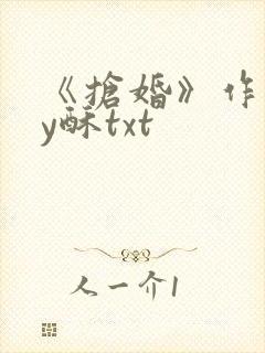 《抢婚》作者:y酥txt