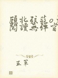 顾北弦苏o免费阅读无弹窗佟