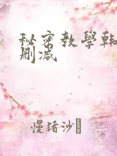 秘密教学韩漫无删减