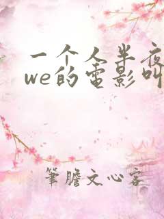 一个人半夜看wwe的电影叫什么