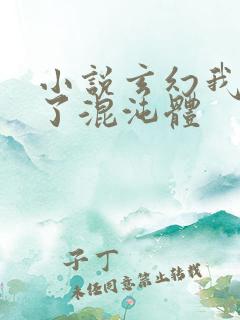 小说玄幻我顿悟了混沌体