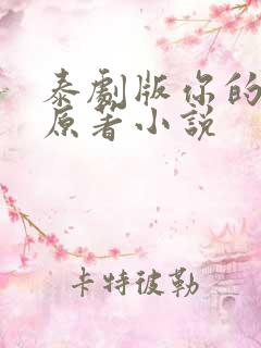 泰剧版你的天空原著小说