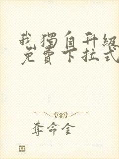 我独自升级动漫免费下拉式第二季