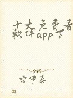 十大免费看大片软件app下