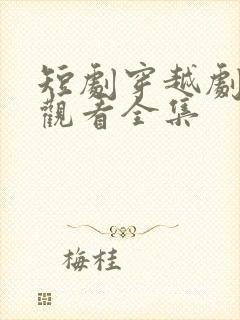 短剧穿越剧免费观看全集