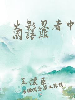 火影忍者中文版国语版