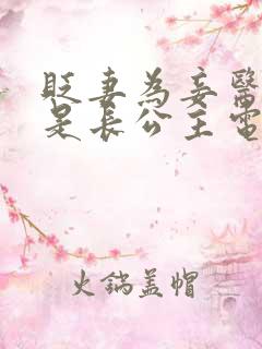 贬妻为妾医女竟是长公主电视连续剧