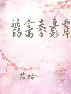 适合夫妻爱人看的高分影片