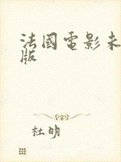 法国电影未删减版