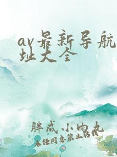 av最新导航网址大全