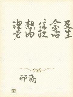 理想信念及严肃党内政治生活方面
