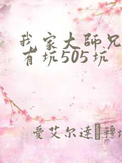 我家大师兄脑子有坑505坑