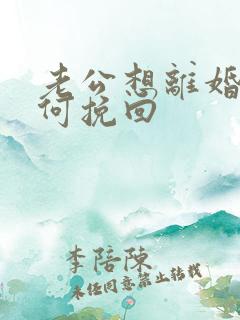 老公想离婚我如何挽回