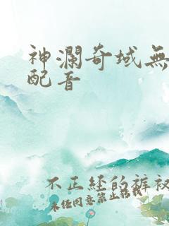 神澜奇域无双珠配音