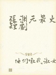 张渊元最火十部短剧