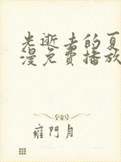 光逝去的夏天动漫免费播放在线