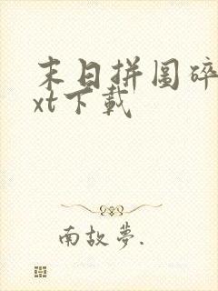 末日拼图碎片txt下载