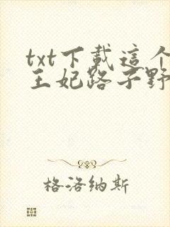 txt下载这个王妃路子野