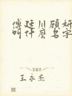 傅廷川顾妍小说叫什么名字