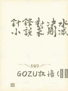 针锋对决水千丞小说未删减